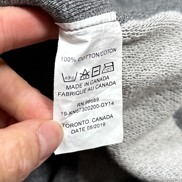 Champion x Todd Snyder Terry Fleece Gray Made in Canada Hoodie Mens Small - Picture 9 of 10